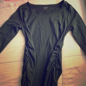 Green maternity dress